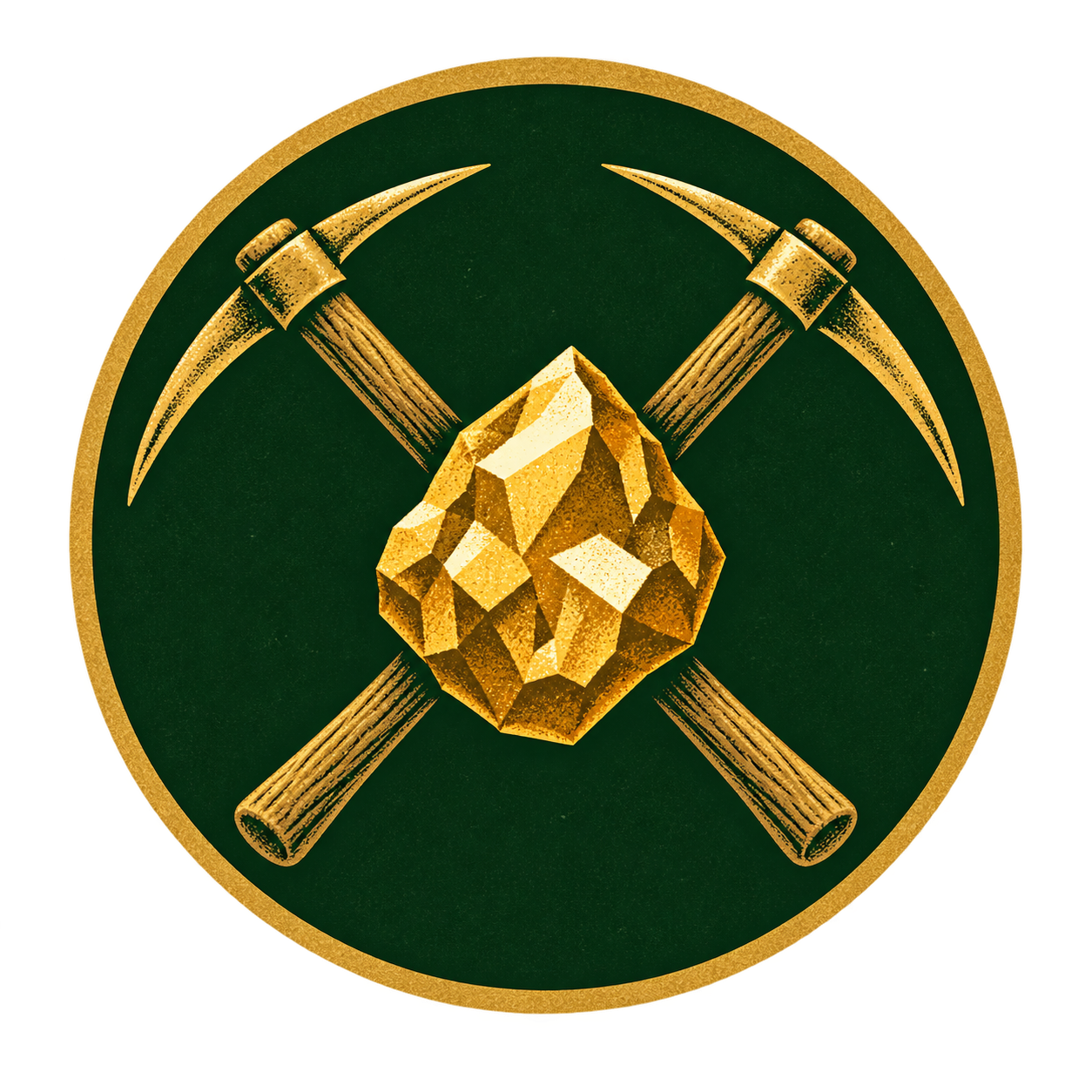 Fortune Gulch crossed pickaxes avatar